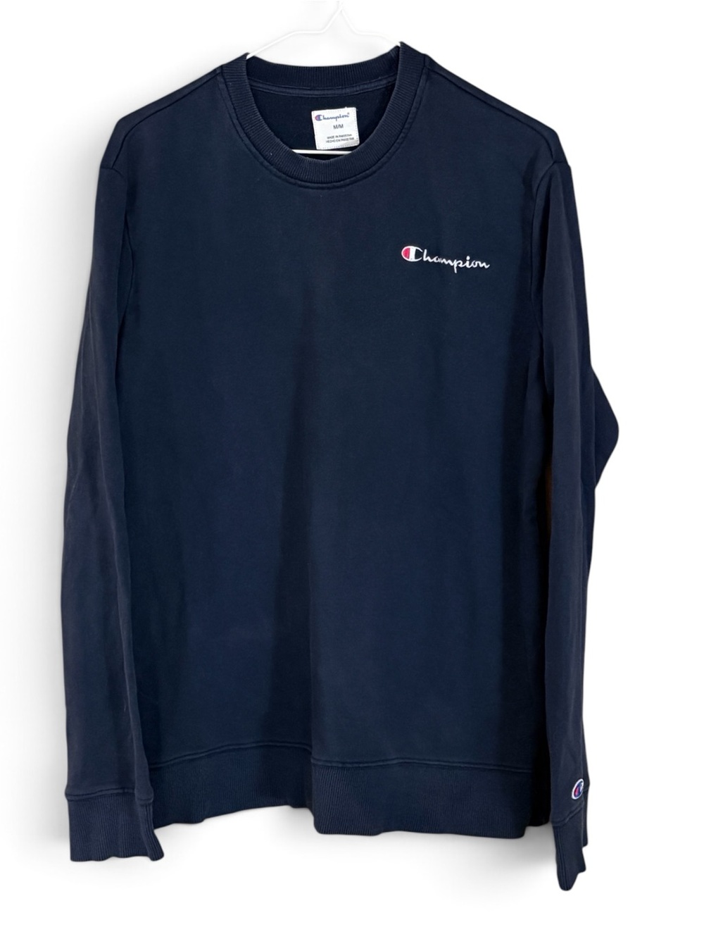 Champion Black Crewneck Logo Sweatshirt